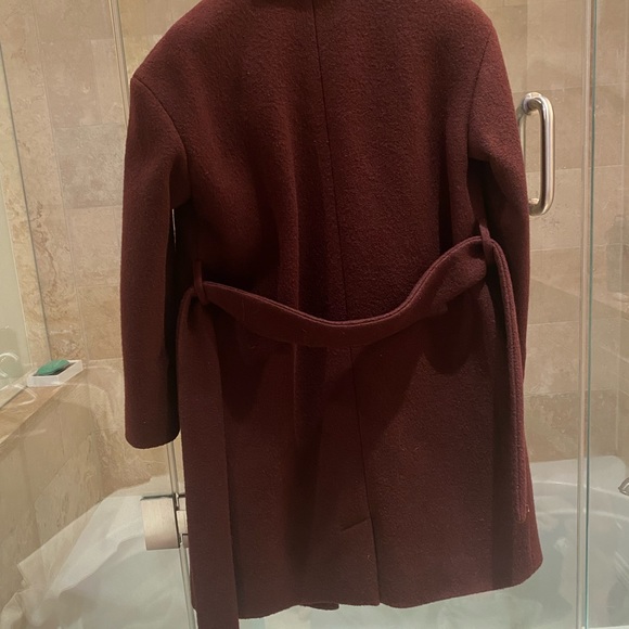COS Burgundy Coat - Picture 2 of 3